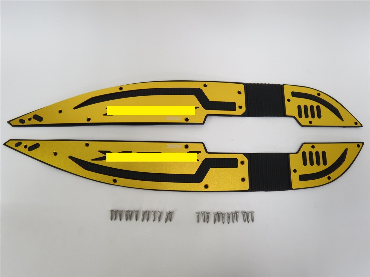 PCX / PCX e:HEV / PCX160 JK05 JK06 KF47 2021- アルミ ステップボード Aタイプ 金|PCX|HONDA