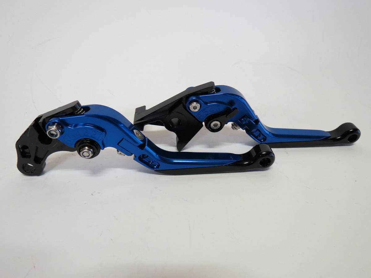 GSX400F/750 GSF600S GS500E/500F K4 ビレットレバー ロング 青|GSX-R600/750|SUZUKI