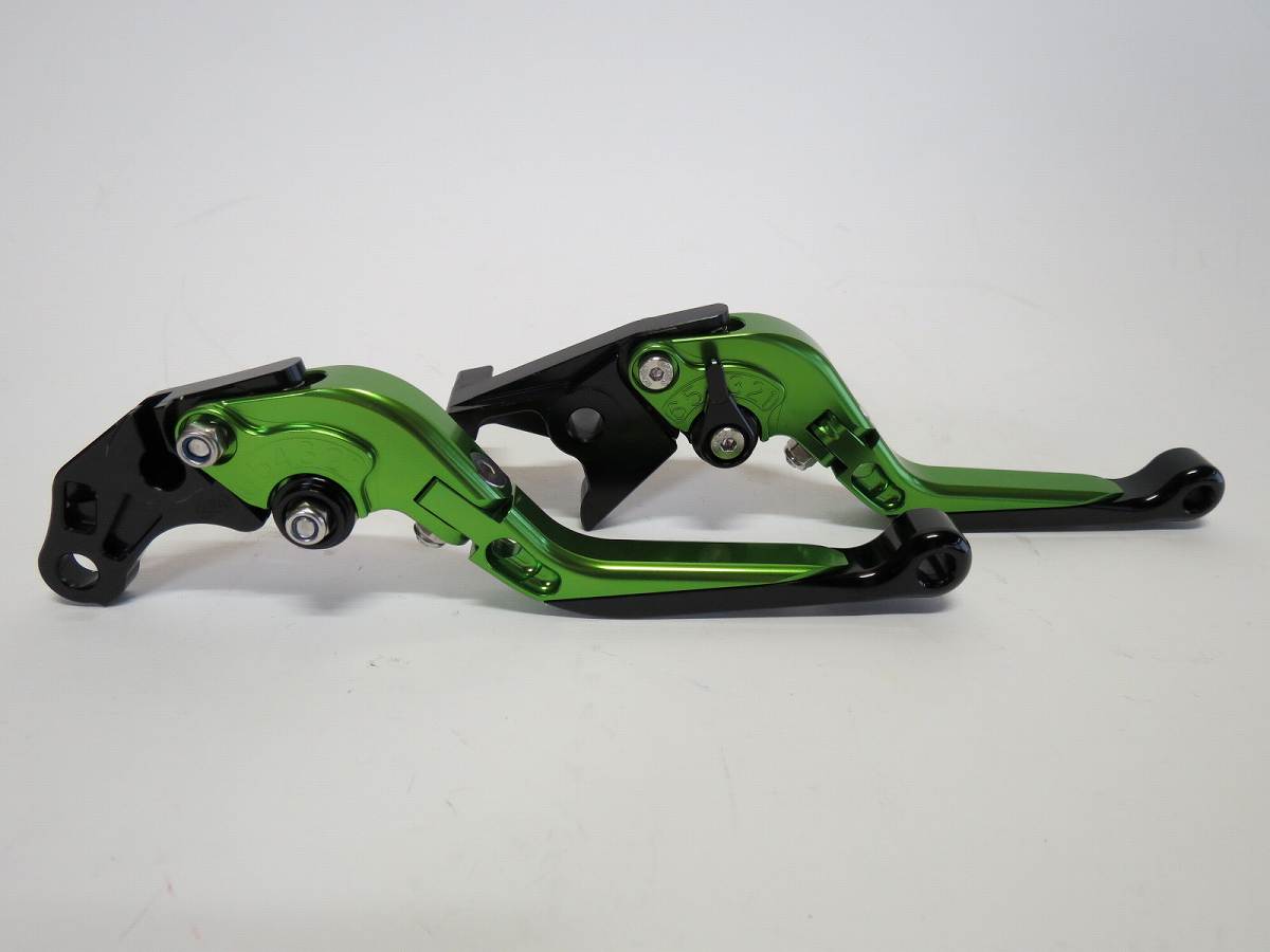 GSX400F/750 GSF600S GS500E/500F K4 ビレットレバー ロング 緑|GSX-R600/750|SUZUKI