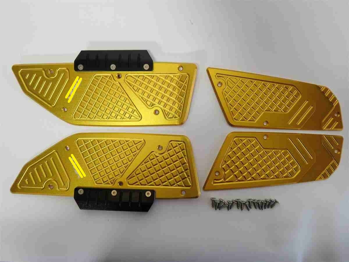T-MAX 530 tmax 530 2017-2019 アルミ CNC ステップボード 金|T-MAX|YAMAHA