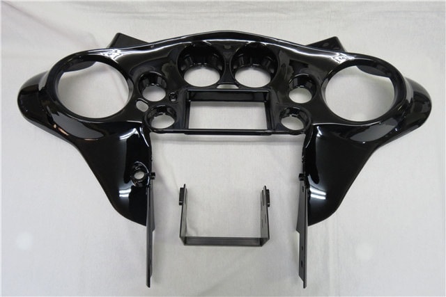 Harley Touring 1996-2013 6.5インチ カスタム 2DINインナー ウィングフェアリング|Harley