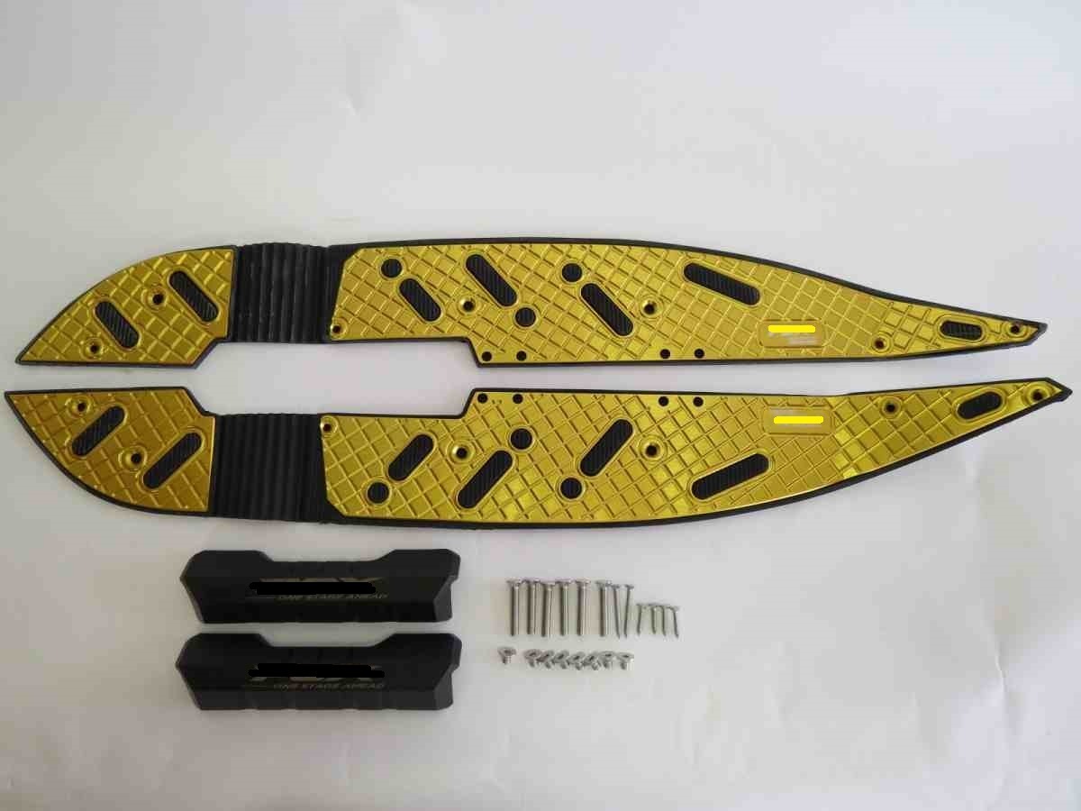 PCX / PCX e:HEV / PCX160 JK05 JK06 KF47 2021- アルミ ステップボード ポンつけ Bタイプ 金|PCX|HONDA