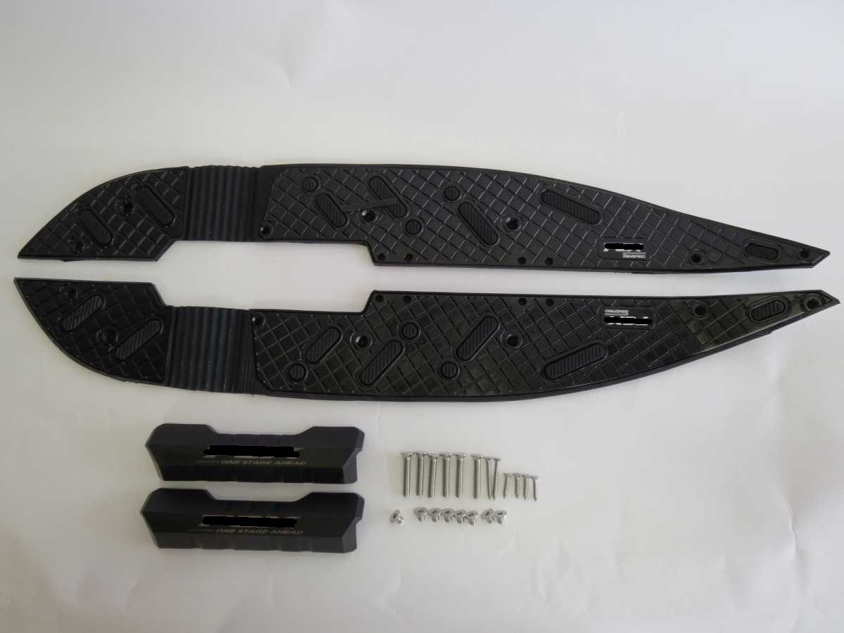 PCX / PCX e:HEV / PCX160 JK05 JK06 KF47 2021- アルミ ステップボード ポンつけ Bタイプ 黒|PCX|HONDA