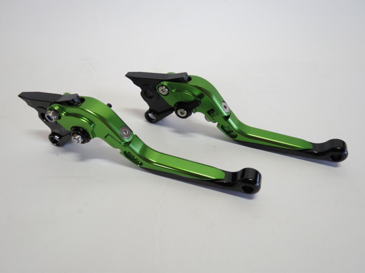 Ducati MONSTER S4/S4R/900 S2R 1000 SPORT 1000 748/S/R ビレットレバー ロング 緑|DUCATI