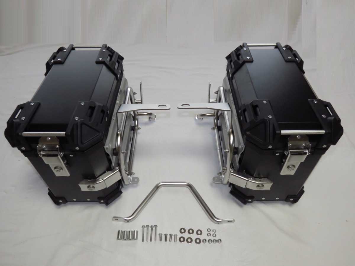 Vストローム250 V-STROM 250 2017-2025 サイドキャリア＆サイドBOX 3点セット 黒|v-strom|SUZUKI