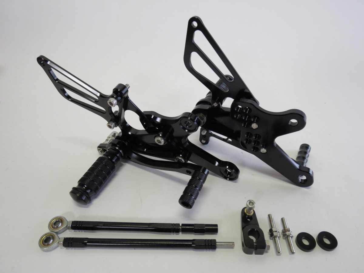 honda CBR150 CBR150R cbr125 2004-2010 CNC 調整式 バックステップ 黒|HONDA