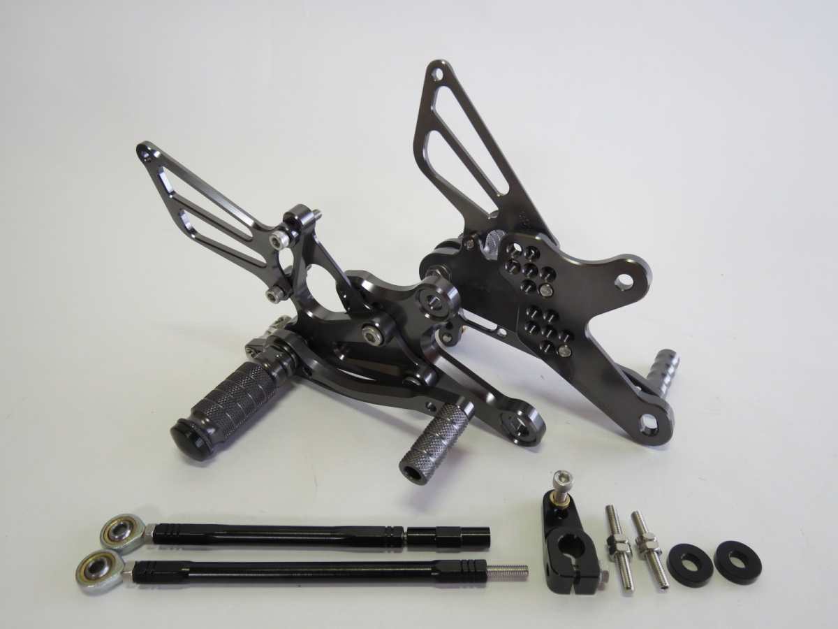 honda CBR150 CBR150R cbr125 2004-2010 CNC 調整式 バックステップ 灰|HONDA