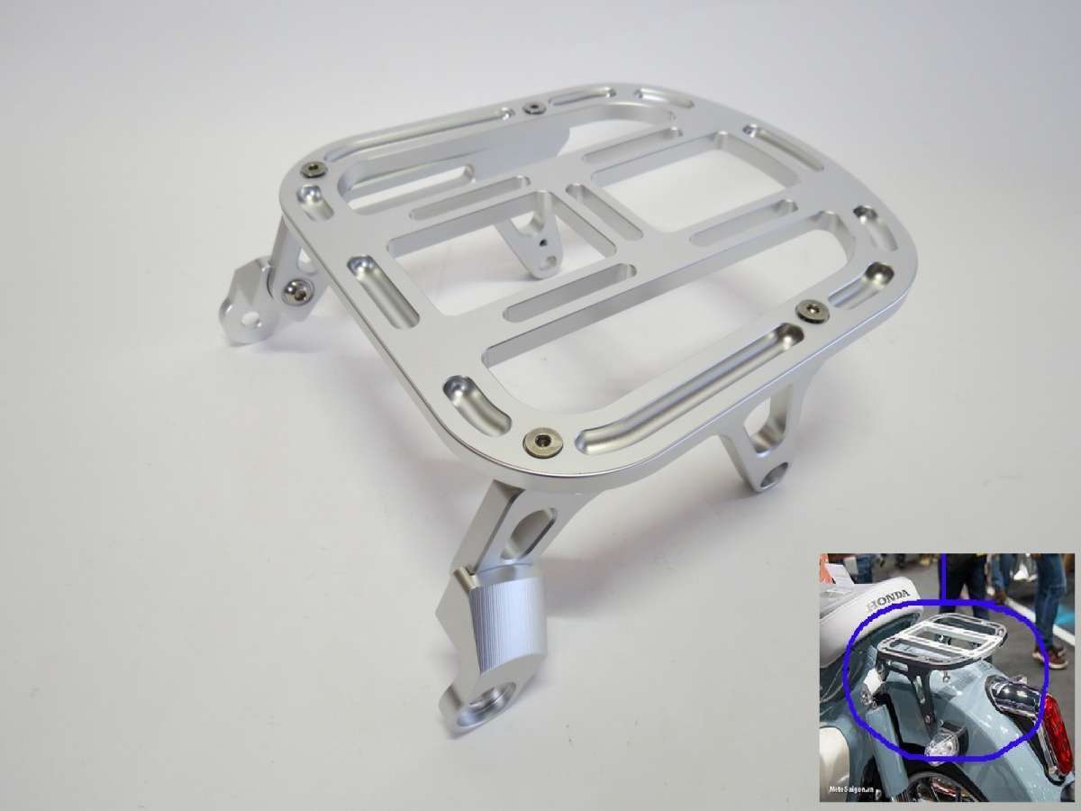 Super Cub c125 CNC アルミ キャリア マルチウイングリアキャリア 