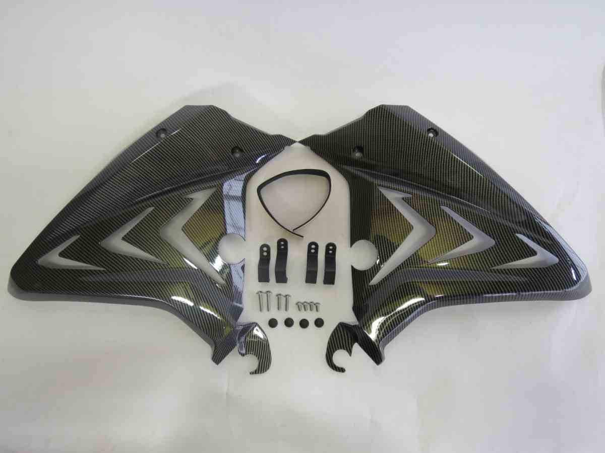 Honda CBR650R 2019- カスタム サイドカバー カーボン調 スライダー穴あり|CB/CBR650|HONDA