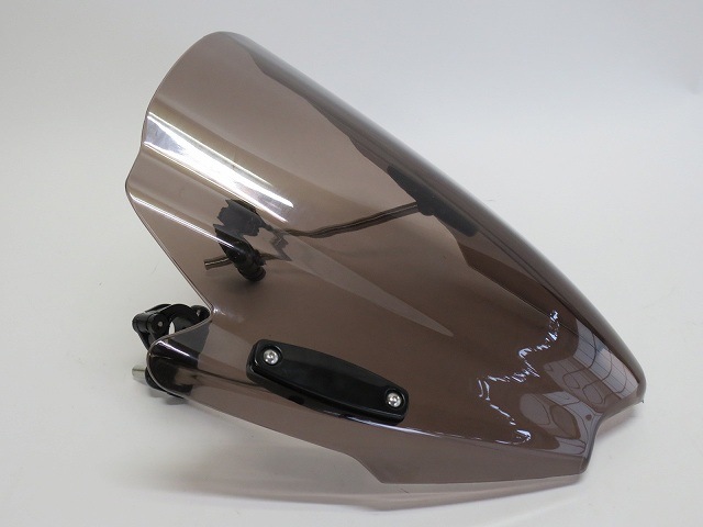 Φ22cm ハンドル専用 汎用 ダブルバブル スクリーン ステーセット ライトスモーク|HONDA