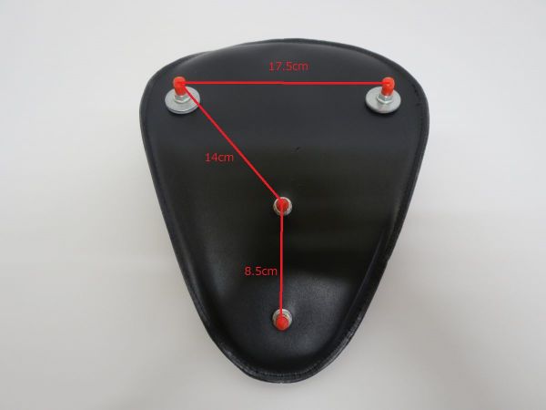 ソロシート　ハーレー　汎用 バイクシート ソロシート 衝撃吸収 合革 スプリング ブラケット