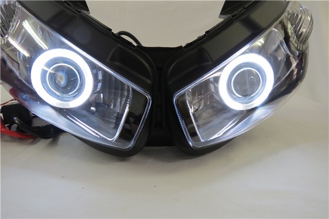 オートバイフロントヘッドライ ZX9R用 ZX6R用 2000-2002年式