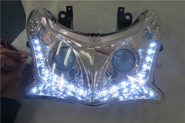 pcx125 JF28 ライト　社外LED SET ホンダ PCX125 EBJ-JF28 スクーター用LEDヘッドライト 1個 30W