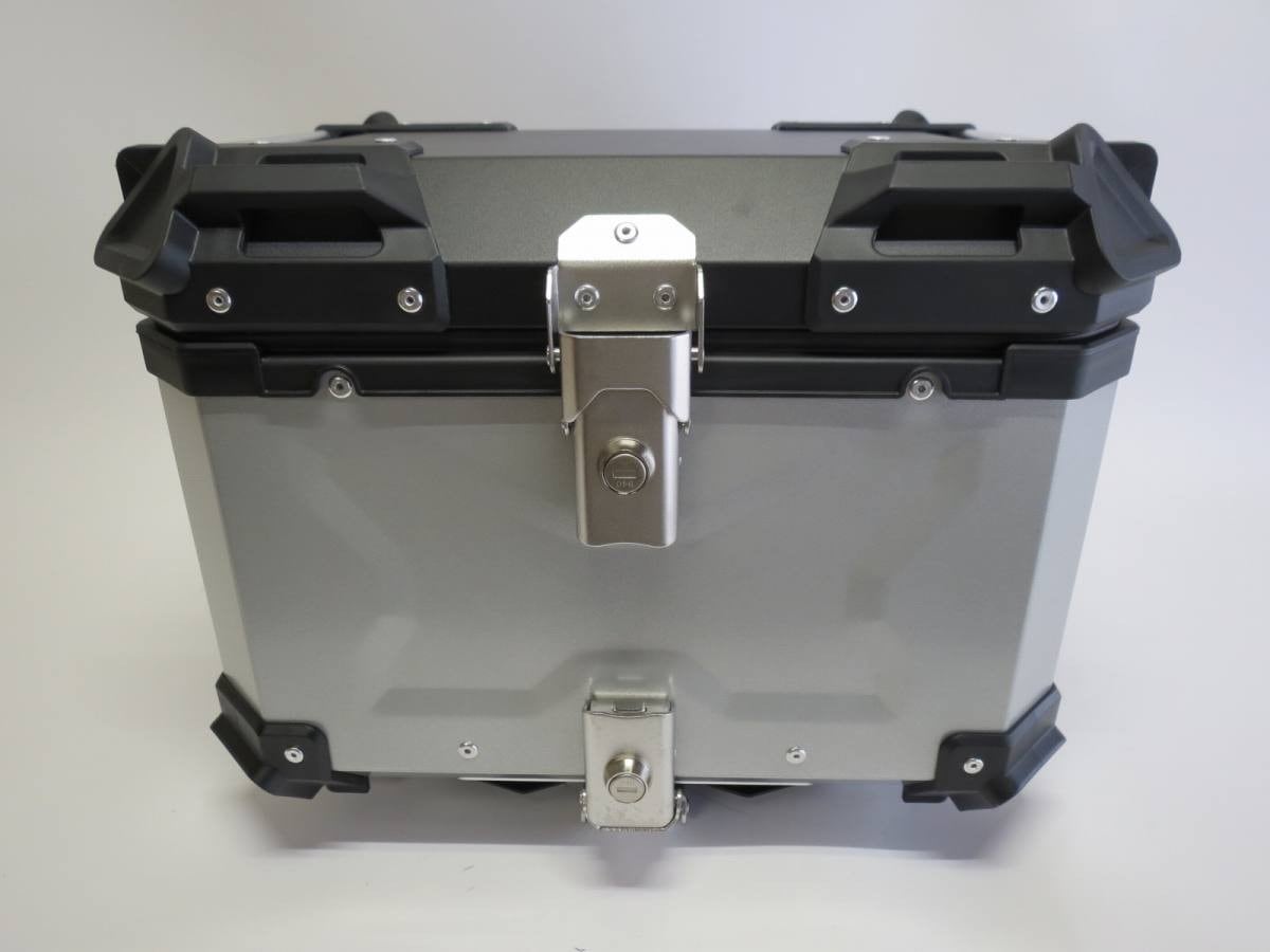 アルミトップケース 45L リアボックス ツーリングボックス 汎用 銀 Bタイプ|ADV|HONDA