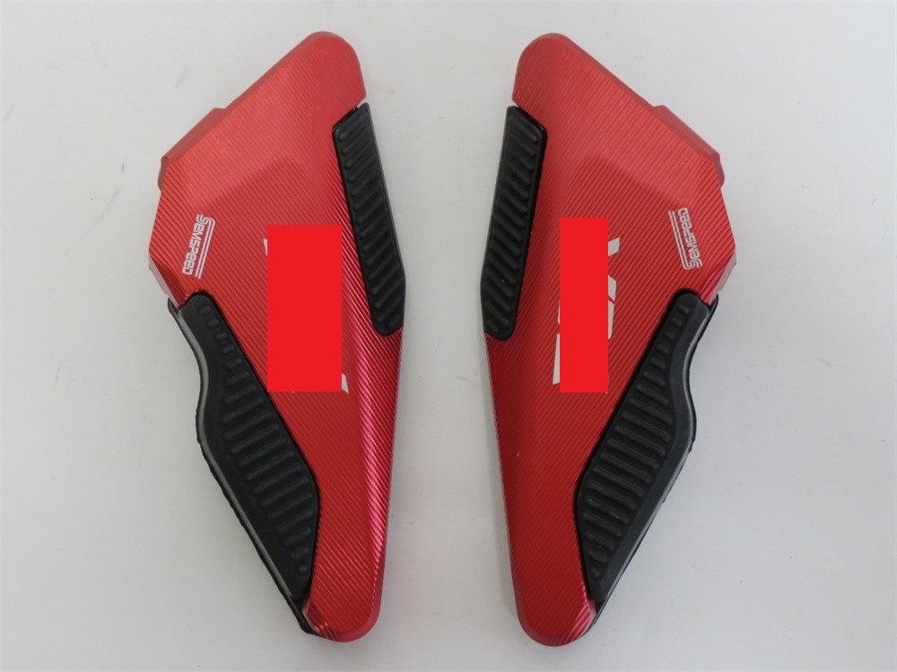 PCX/PCX e:HEV/PCX 125 160 JK05 JK06 KF47 2021 2022 CNC リアステップ フットレスト ペグペダルパッド左右セット 赤|PCX|HONDA