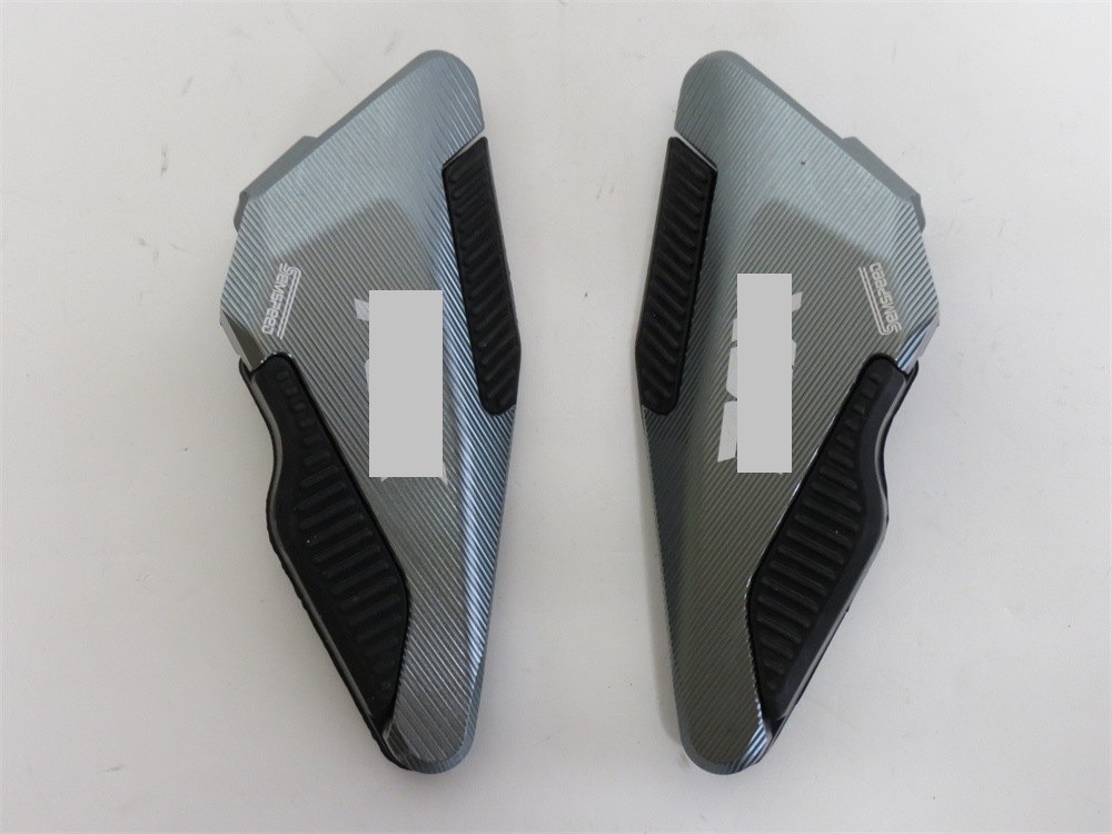 PCX/PCX e:HEV/PCX 125 160 JK05 JK06 KF47 2021 2022 CNC リアステップ フットレスト ペグペダルパッド左右セット 灰|PCX|HONDA