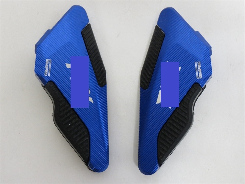 PCX/PCX e:HEV/PCX 125 160 JK05 JK06 KF47 2021 2022 CNC リアステップ フットレスト ペグペダルパッド左右セット 青|PCX|HONDA