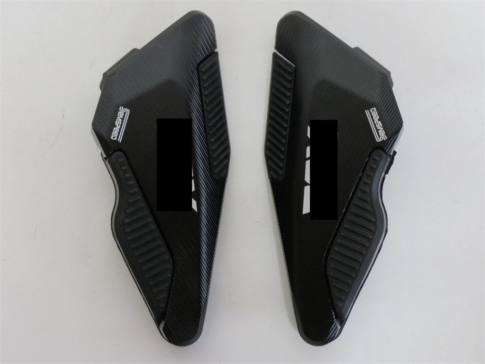 PCX/PCX e:HEV/PCX 125 160 JK05 JK06 KF47 2021 2022 CNC リアステップ フットレスト ペグペダルパッド左右セット 黒|PCX|HONDA