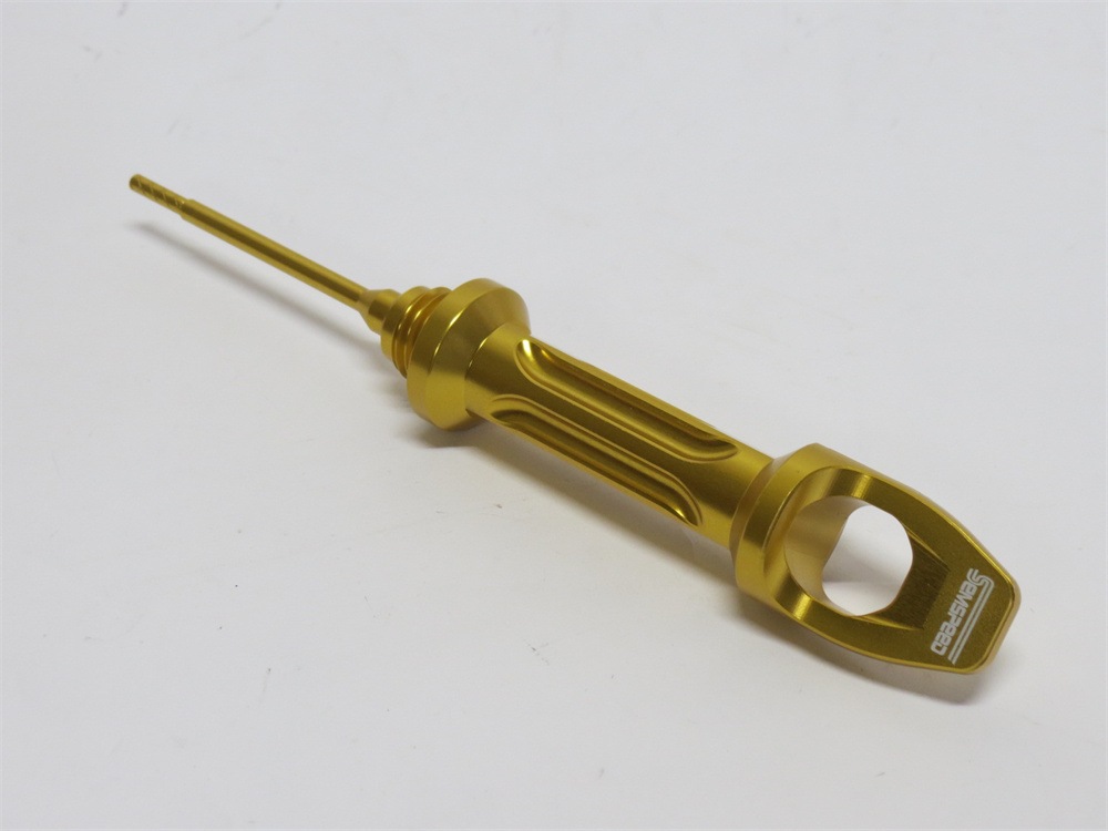 PCX/PCX e:HEV/PCX 125 150 160 adv150 全年式 CNC アルミ オイルレベルゲージ 金|PCX|HONDA