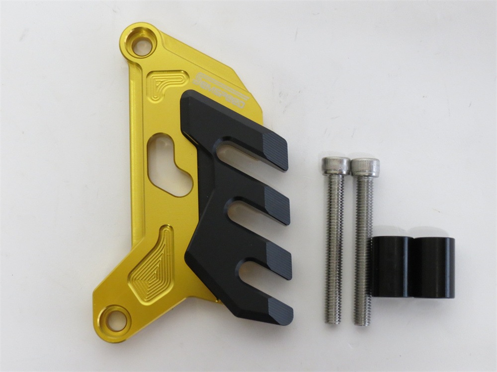 PCX/PCX e:HEV/PCX 125 160 JK05 JK06 KF47 フロント キャリパーガード/プロテクター CNC 金B【代引き不可】|PCX|HONDA
