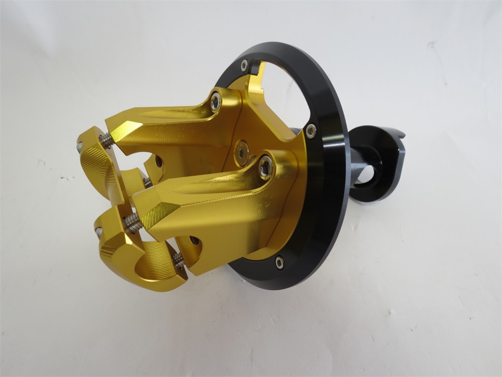 PCX/PCX e:HEV/PCX 125 160 JK05 JK06 KF47 2021 2022 CNC アルミ ハンドルポスト 金 |PCX|HONDA