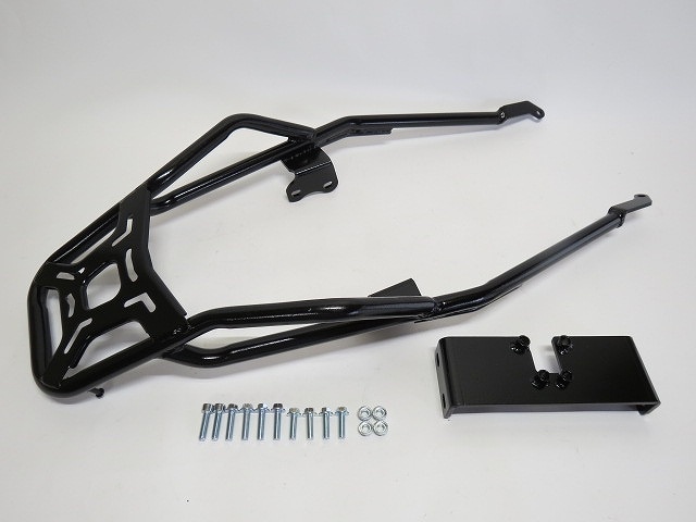 Ninja250 Z250用　リアキャリア Ninja250 Ninja400 Z250 Z400 タンデムグリップ付きキャリア