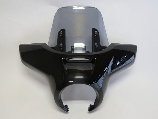 Rebel 1100 レブル 2021年以降 スクリーンカウルセット ウインドシールド 黒艶ありX灰|Rebel250/500/1100|HONDA