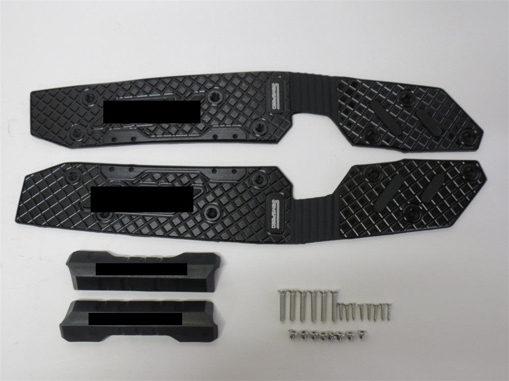 ADV 160 adv160 2023 以降 アルミ CNC ステップボード A 黒|ADV|HONDA