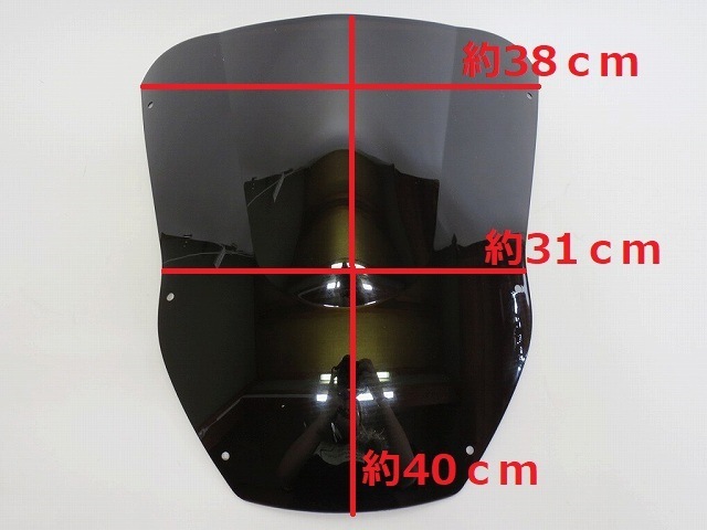 ZX-12R zx12r 2000-2001 ダブルバブルスクリーン イリジウムクリア