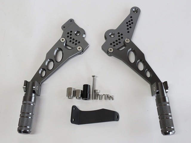 HONDA用 CT125 CT 125 2020 以降 CNC 調整式 リア バックステップ 灰|HONDA