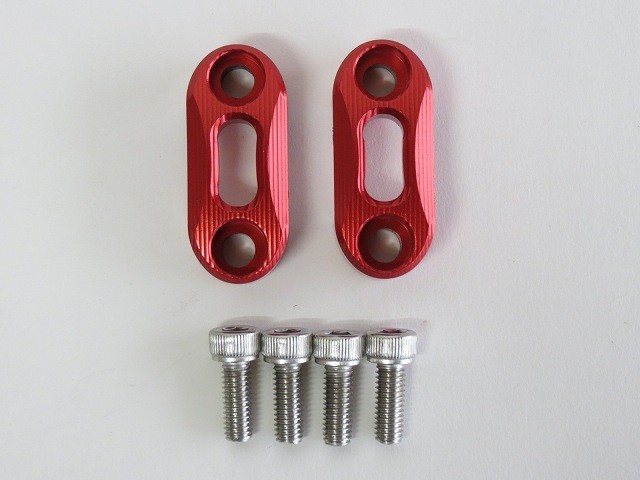 PCX用 ハンドルバークランプ ハンドルバーライザーハンドルバークリップ 22mm オートバイ修理部品 赤【代引不可】|PCX|HONDA