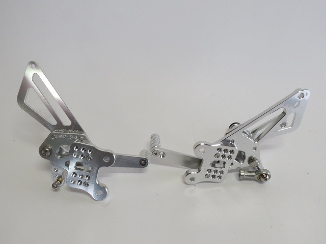 CNC 調整式 ZX-14R / ABS 2012-2023 バックステップ 銀