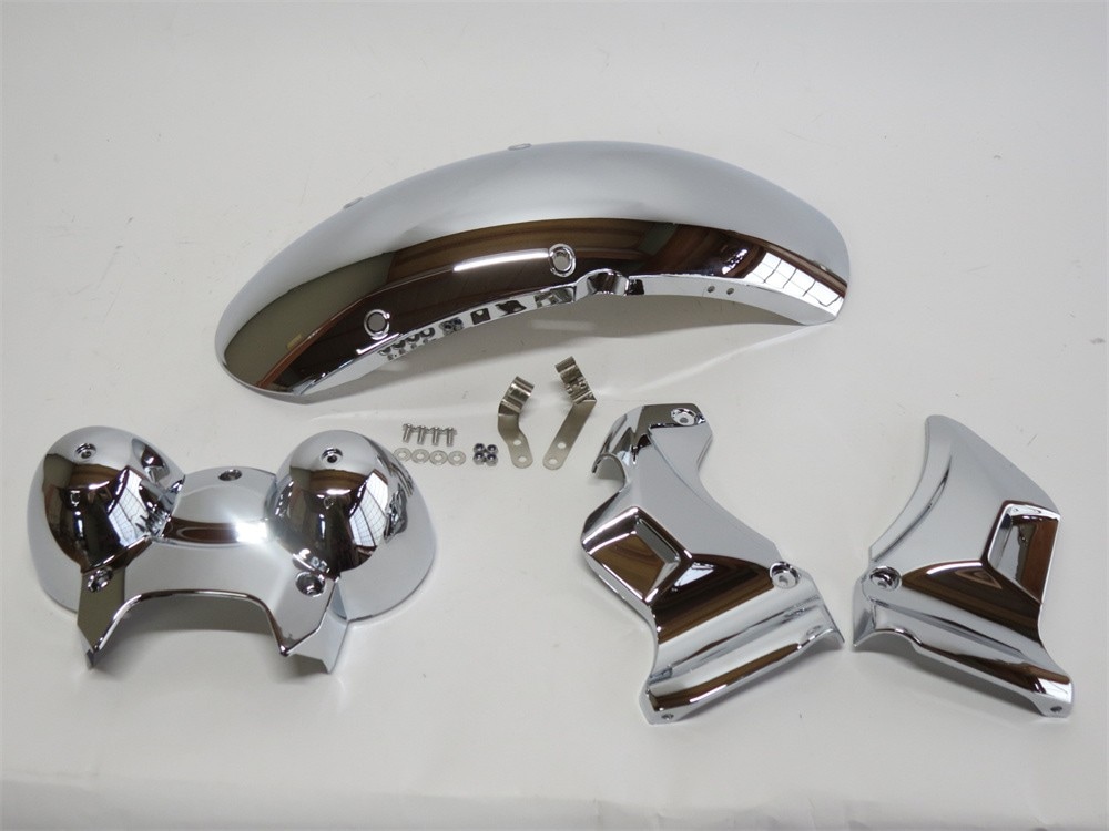 Z900RS z900rs cafe 2018-2023 フロントフェンダー & サイドカバー ＆ メーターカバー 3点セット メッキ|Z900RS|KAWASAKI