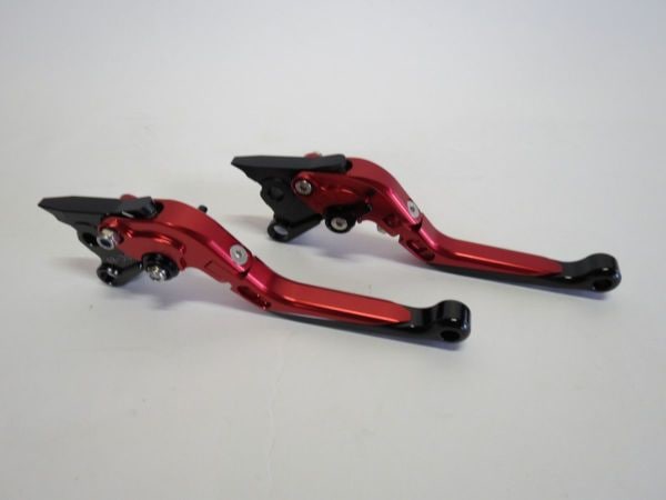 TUONO R CAPANORD 1200 RALLY DORSODURO 1200 RSV MILLE R FALCO SL1000 ビレットレバー ロング 赤|APRILIA