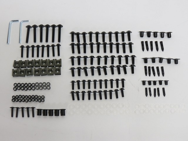 PCX 150 160 ADV150 160 フルフェアリング ボルトキット クリップ スピード ナット ビス ワッシャー 黒|PCX|HONDA