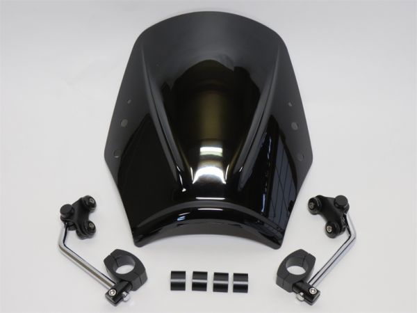 ハンターカブ CT125 CT 125 クロスカブ CC110 汎用可 ウインドシールド スクリーン セット D スモーク|HONDA