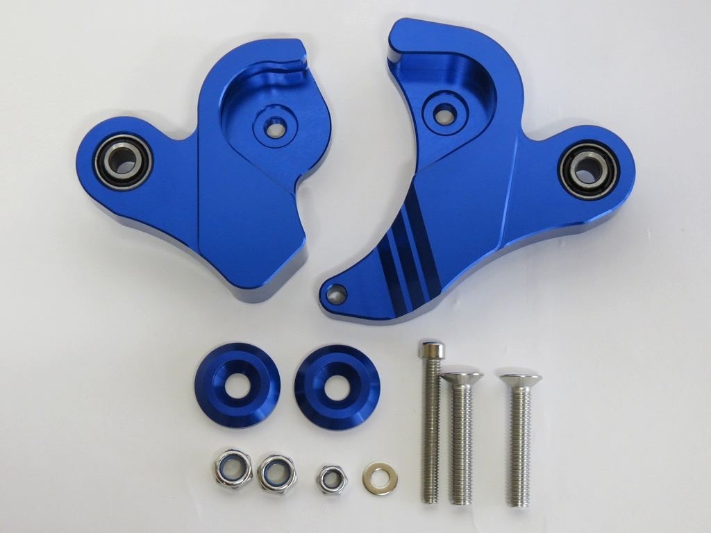 XMAX x-max xmax 2023 以降 新型 sg70j cnc 30mm ローダウン リアショック アジャスター青|XMAX|YAMAHA