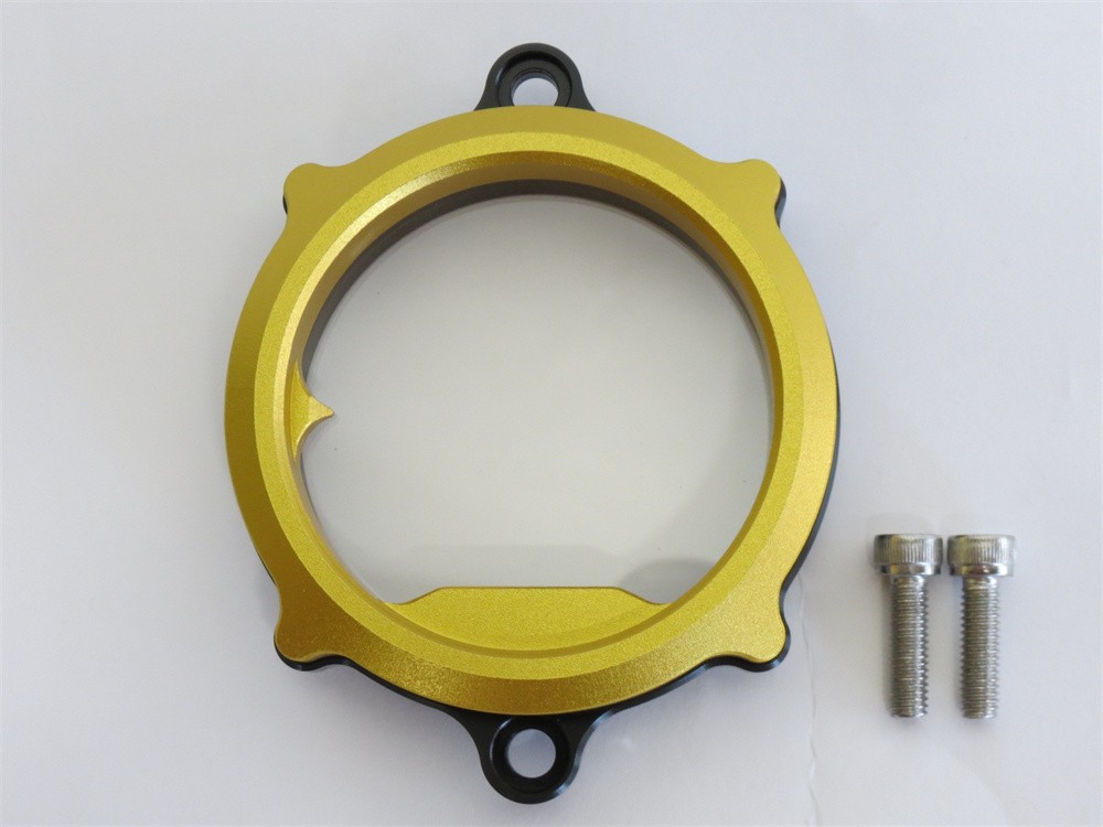 DAX125 ダックス125 ST125 2023 以降 CNC 透明 エンジンカバー ステータークラッチ カバー 金 【代引き不可】|HONDA