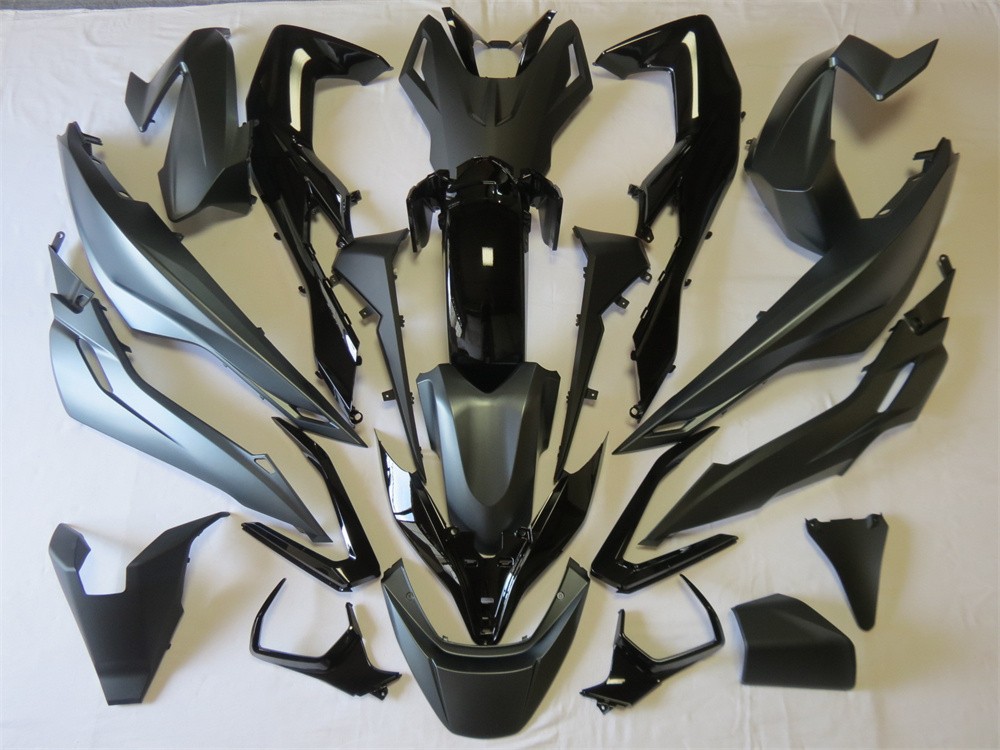 FORZA用 フォルツァ 250 2018-2022 mf13 mf15 外装 カウル 塗装済 23点セット マットガンパウダーブラックメタリック