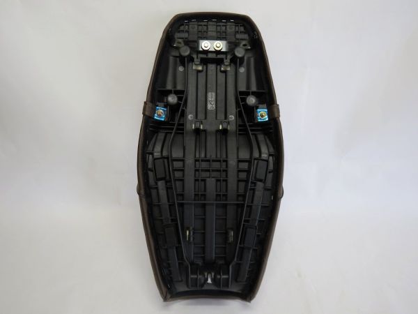 GB350S 2021以降 10mm アップ カスタムシート 茶色 ストライプ Bタイプ