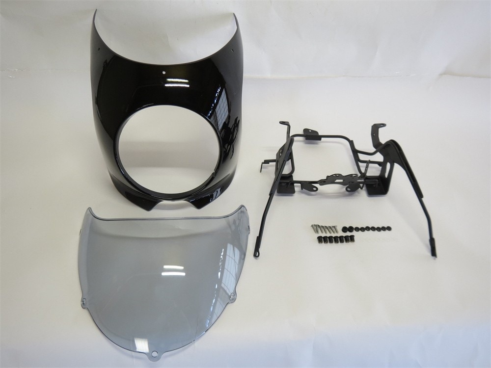 Z900RS z900rs 専用 カウル ビキニカウル ＆ スクリーン ＆ ステー セット C 黒＆グレーライトスモーク|Z900RS|KAWASAKI