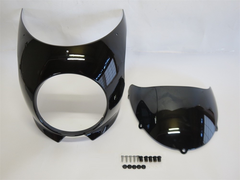 Z900RS z900rs cafe 2018-2024 ビキニカウル フロントカウル黒 & スクリーン スモーク