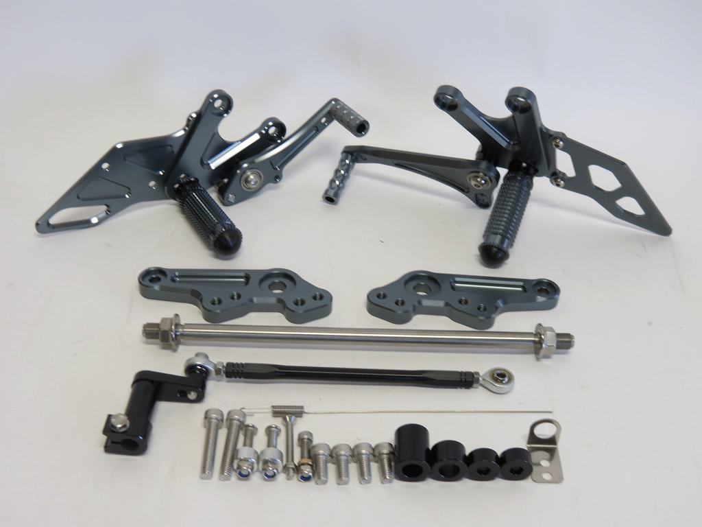モンキー125 monkey 125 2018-2024 CNC 4ポジション 調整式 バックステップ 灰|モンキー　ゴリラ|HONDA