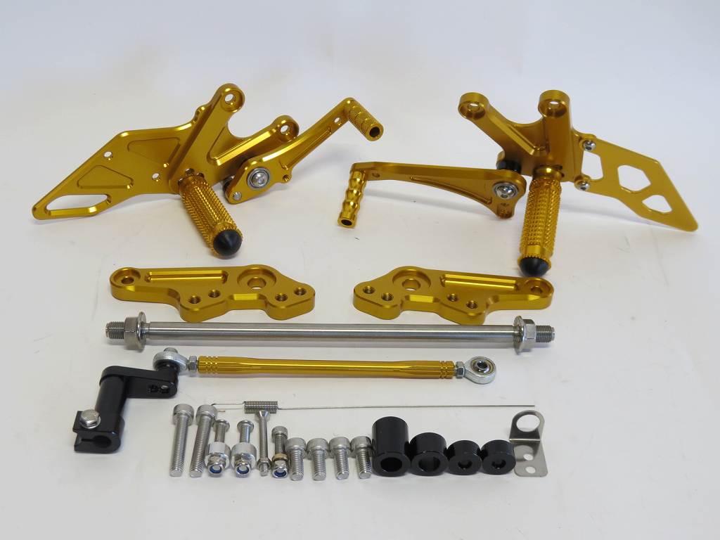 モンキー125 monkey 125 2018-2024 CNC 4ポジション 調整式 バックステップ 金|モンキー　ゴリラ|HONDA