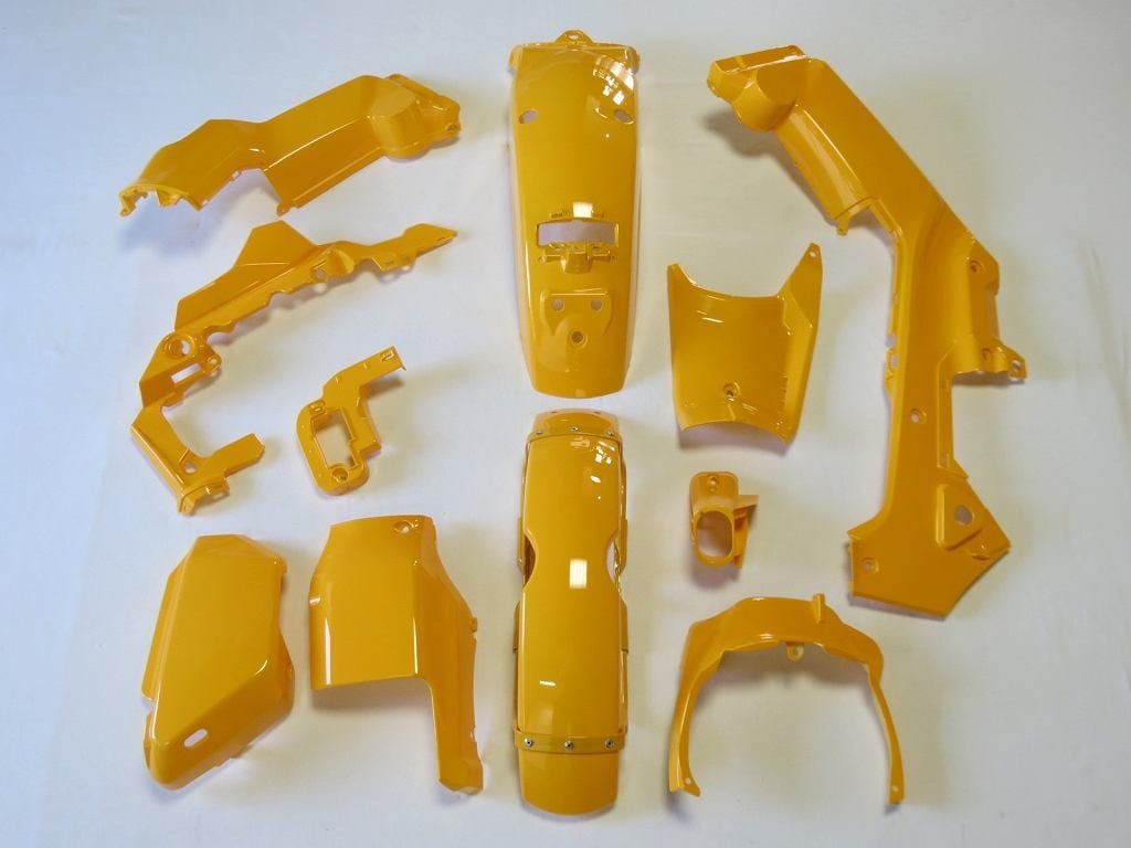 ハンターカブ CT125 CT 125 2020-2025 JA55 JA65 純正タイプ 外装カウル 11 点セット 塗装済 ターメリックイエロー|HONDA