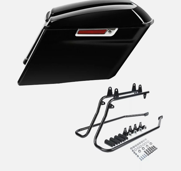 harley�� 4����� ���ȥ�å� ���ɥ�Хå� �֥饱�å� ���å� ���եƥ��� �ǥ�å��� Softail Deluxe 1984-2017 