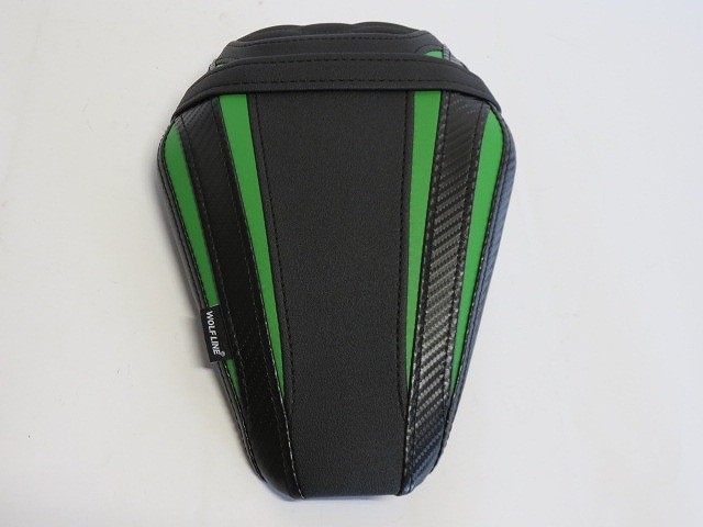 Ninja用 ZX-6R zx-6r 2024 以降 カスタム リア シート 本体あり ハニカム緑