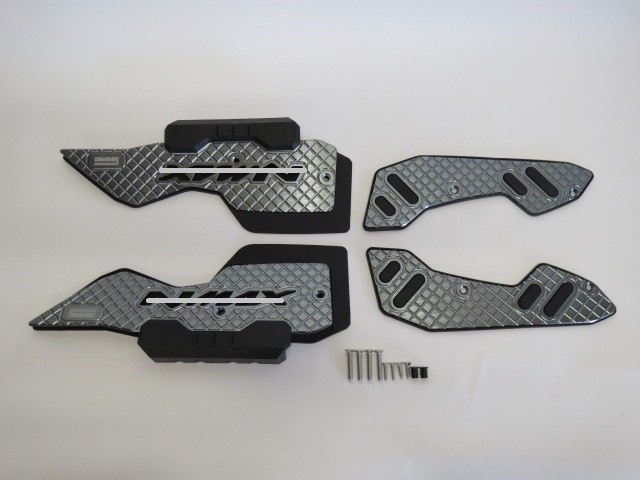 NMAX nmax125/155 n-max V3 2025 以降 CNC アルミ ステップボード スリップ防止機能付き 灰|NMAX|YAMAHA
