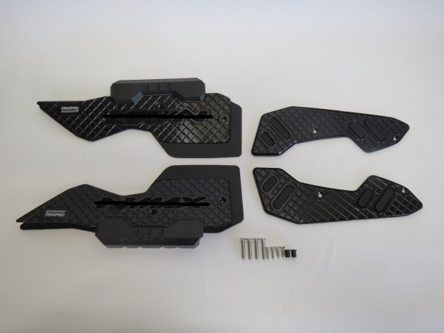 NMAX nmax125/155 n-max V3 2025 以降 CNC アルミ ステップボード スリップ防止機能付き 黒|NMAX|YAMAHA