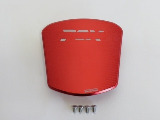 PCX 125/160 2025 以降 最新 JK05 KF47 CNC アルミ タンクカバー赤|PCX|HONDA